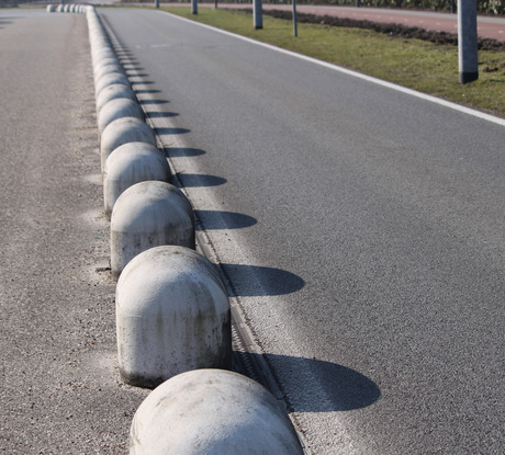 Betonblokken lijnenspel