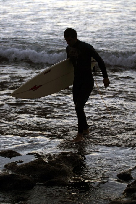 Sunset-surfer