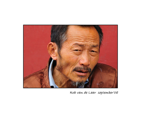 Portret van Chinese man