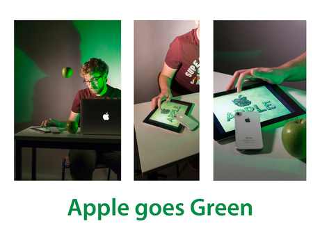 apple goes green