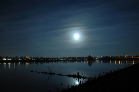 Maanlicht in het water
