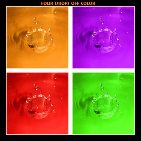 four drops off color