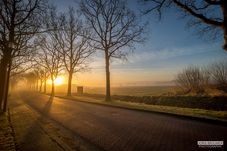 Zonsopgang in Roderwolde