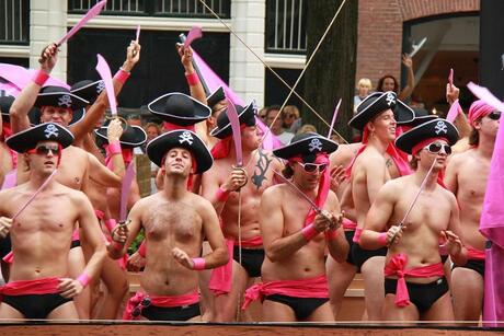Piraten op de Gay pride