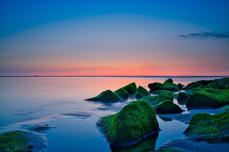 Uitwatering strand Katwijk aan Zee