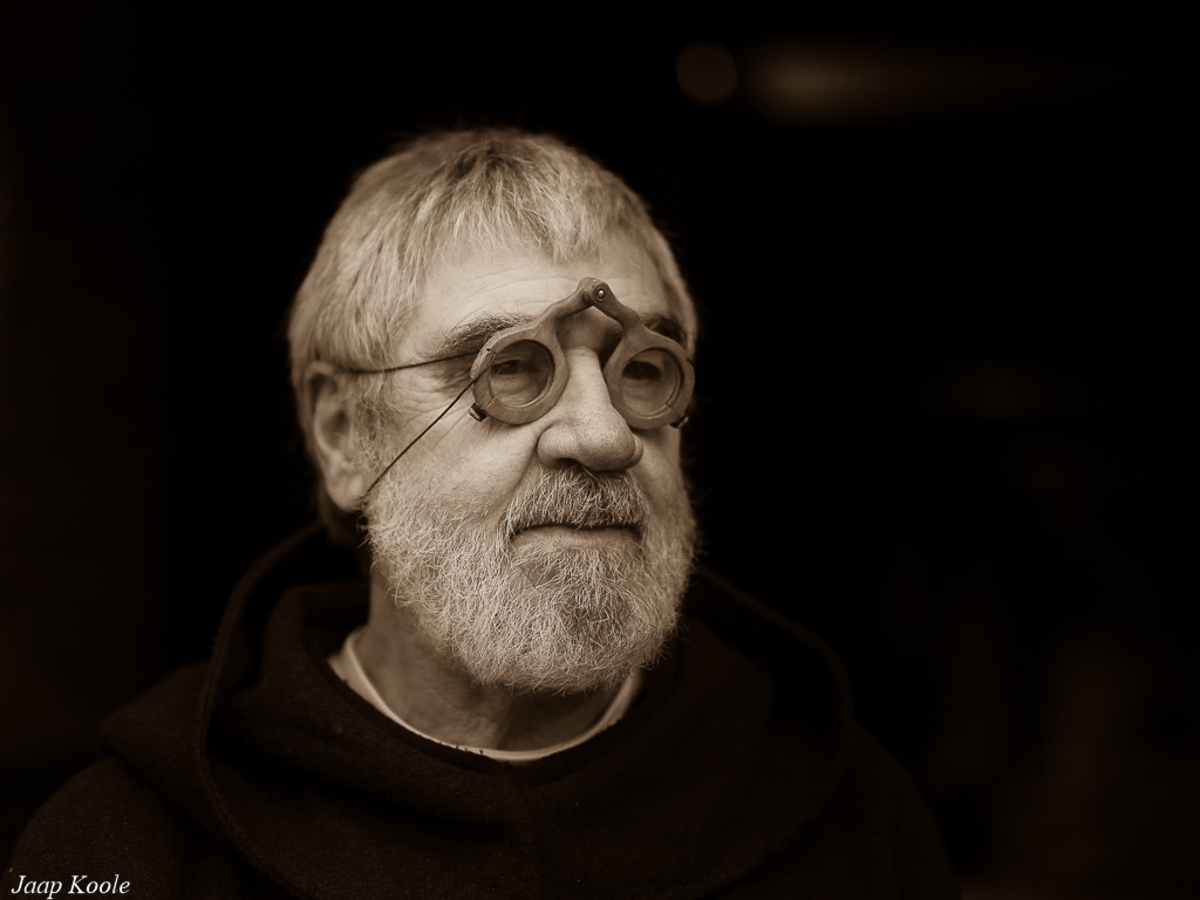 monnik foto van JaapKoole Portret Zoom.nl monnik foto van JaapKoole Portret Zoom.nl