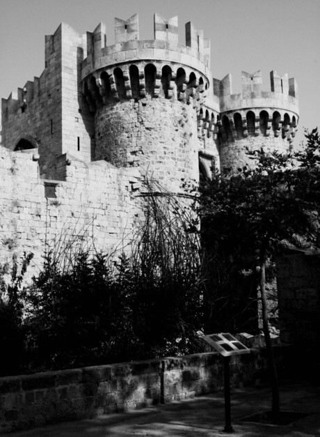 Castle.Rhodos stad/old town.