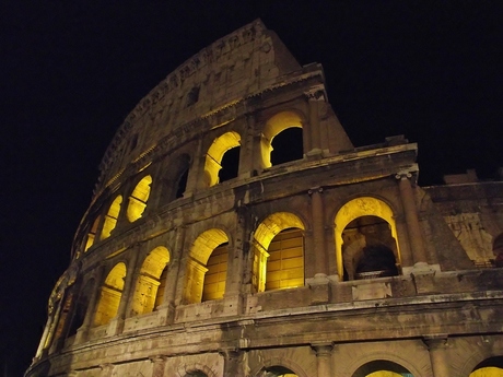 Colosseum by night