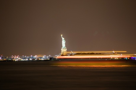 Statue of Liberty by night