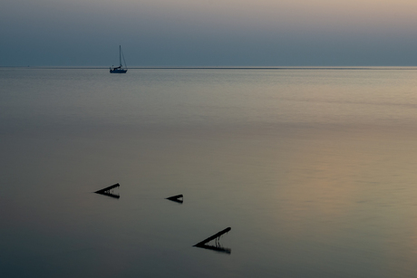 Windstil waddenzee