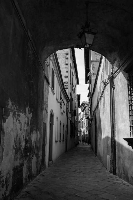 Straatbeeld Lucca, Tuscany