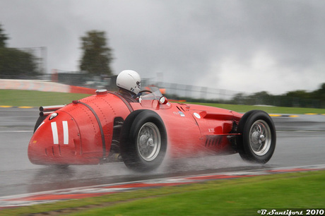 Maserati 250F in de regen