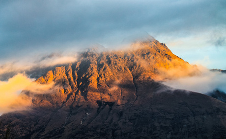 Mountain sunset