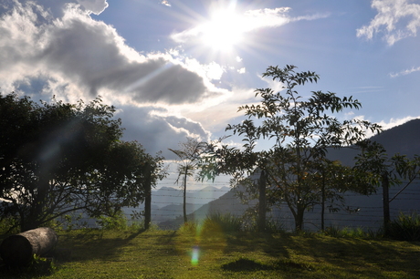 Sunny afternoon in the mountains