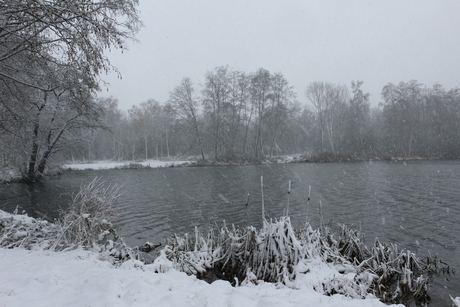 Sneeuwsigaren aan de Melanen