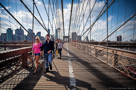 Strolling Brooklyn Bridge