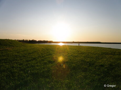 zonsondergang westerschelde