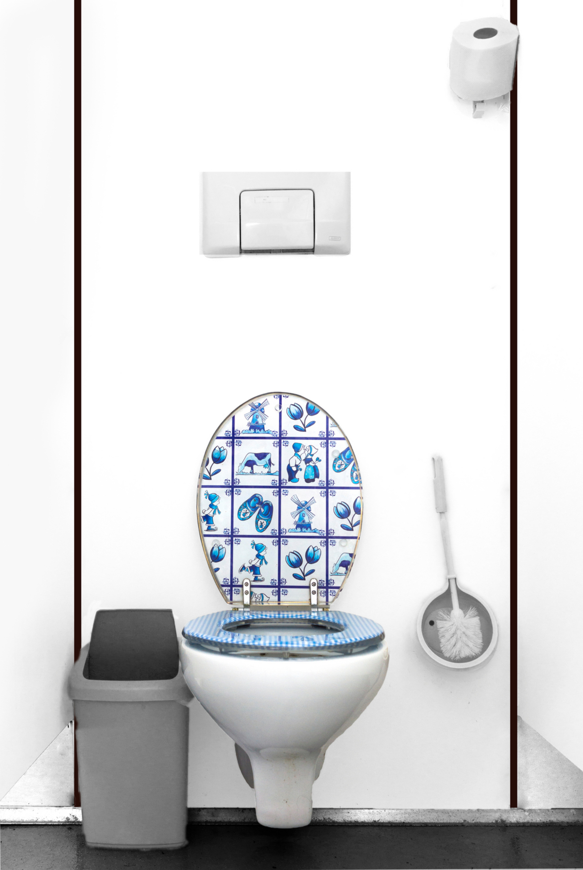 Delfts wc blauw foto van CeesGruyters Diversen -
