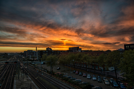 Zonsopkomst in Breda