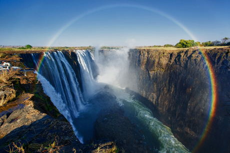 Victoria Falls rainbow