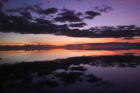 Zonsondergang Westeinder Plassen