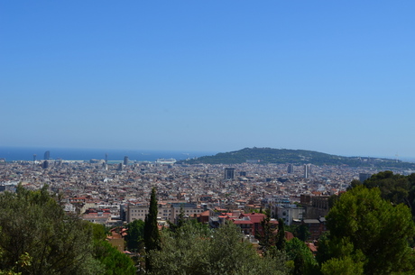 Barcelona - uitzicht vanuit Park Guell