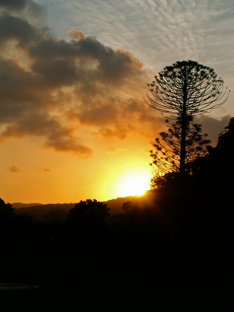 Zonsondergang Zuid-Afrika