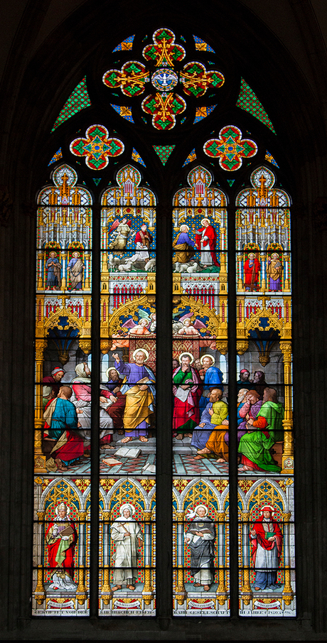 Nog een glas in lood raam in Dom van Keulen