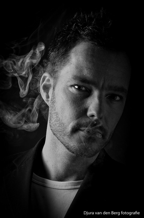 This men is on fire!