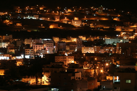 Wadi Moussa by night