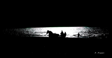 Nacht aan zee