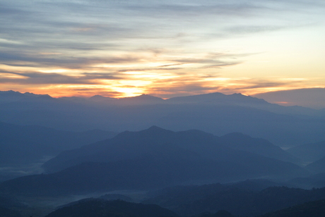 Zonsopkomst Nepal