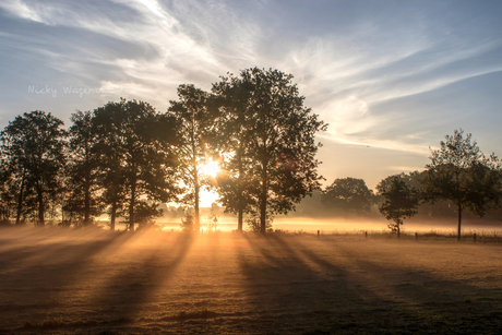 Mooie zonsopkomst