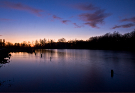 Zonsondergang...