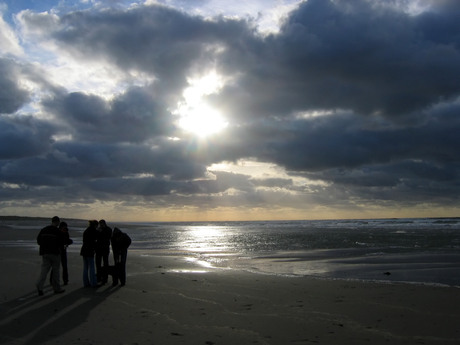 Avondlicht op texel