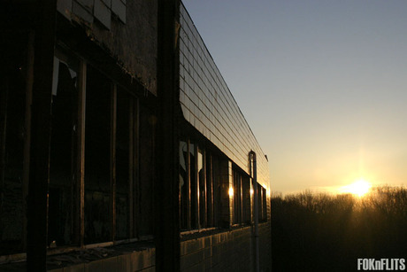 Zonsondergang Institut Lemaire Tombeek