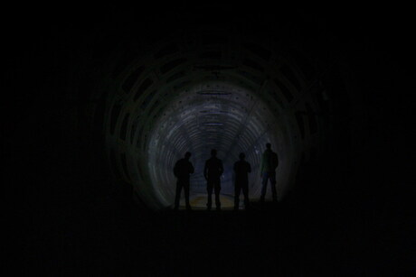 Abandoned subway tunnel