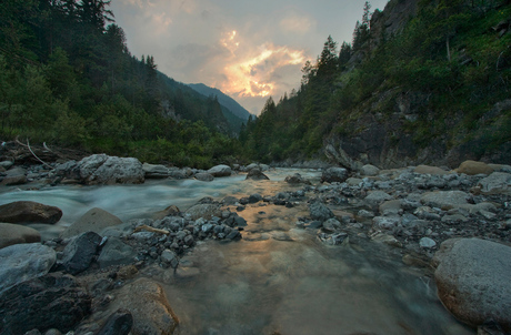 Zijrivier Lech( Oostenrijk)