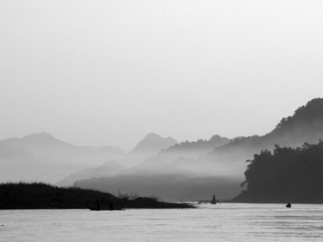 The Mekong black and white