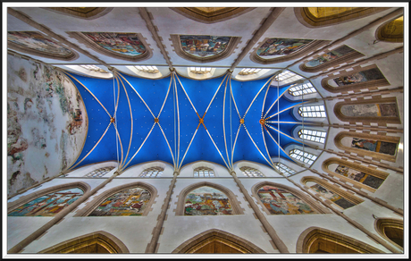 Groningen, Martinikerk: ins Blaue hinein.