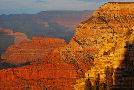 zonsondergang Grand Canyon