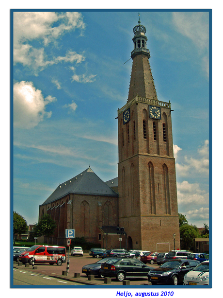 De grote of Bonifatiuskerk in Medemblik.