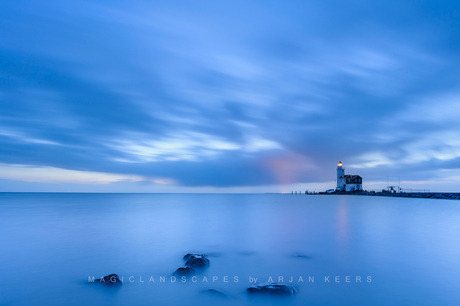 Lighthouse in Blue