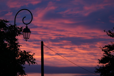 Zonsondergang Dordogne