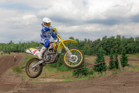 Eerste motorcross foto