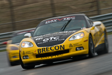Speeding Corvette GT4
