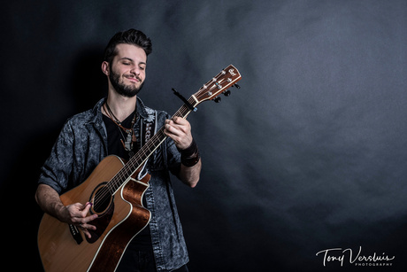 Model: zanger / gitarist Francesco Daniël