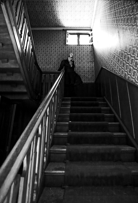 Ghost urbex stairway