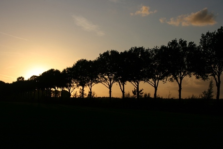 Dalweg bij avond 3