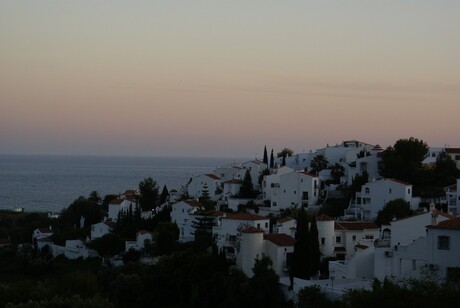 zonsondergang in Nerga